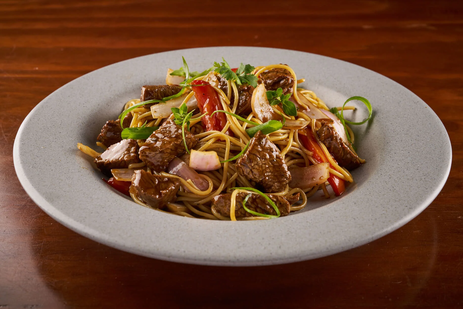 Tallarín Saltado de Carne